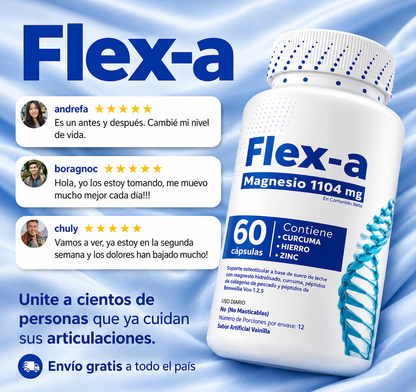 Flex-a™ + MigraStil™ | Fórmula Avanzada para Articulaciones, Músculos, Huesos y Alivio Neuropático