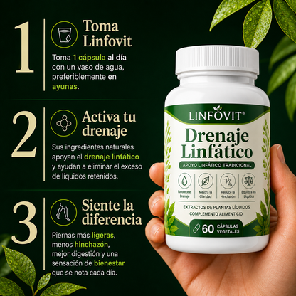 Linfovit™| Soporte Metabólico Contra Líquidos Retenidos 🌿