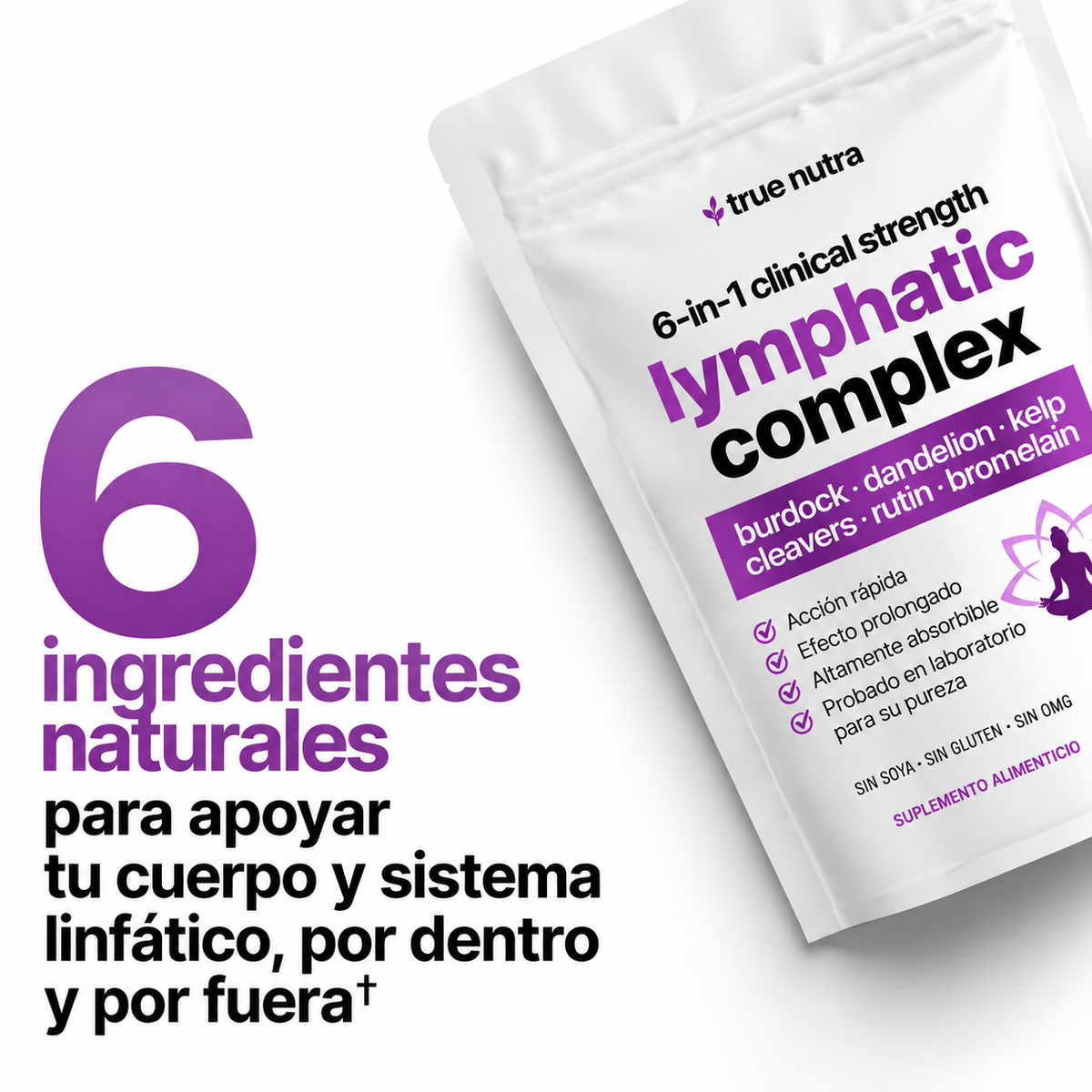 True Nutra Lymphatic Complex 6-en-1 | Apoyo Linfático y Bienestar Diario