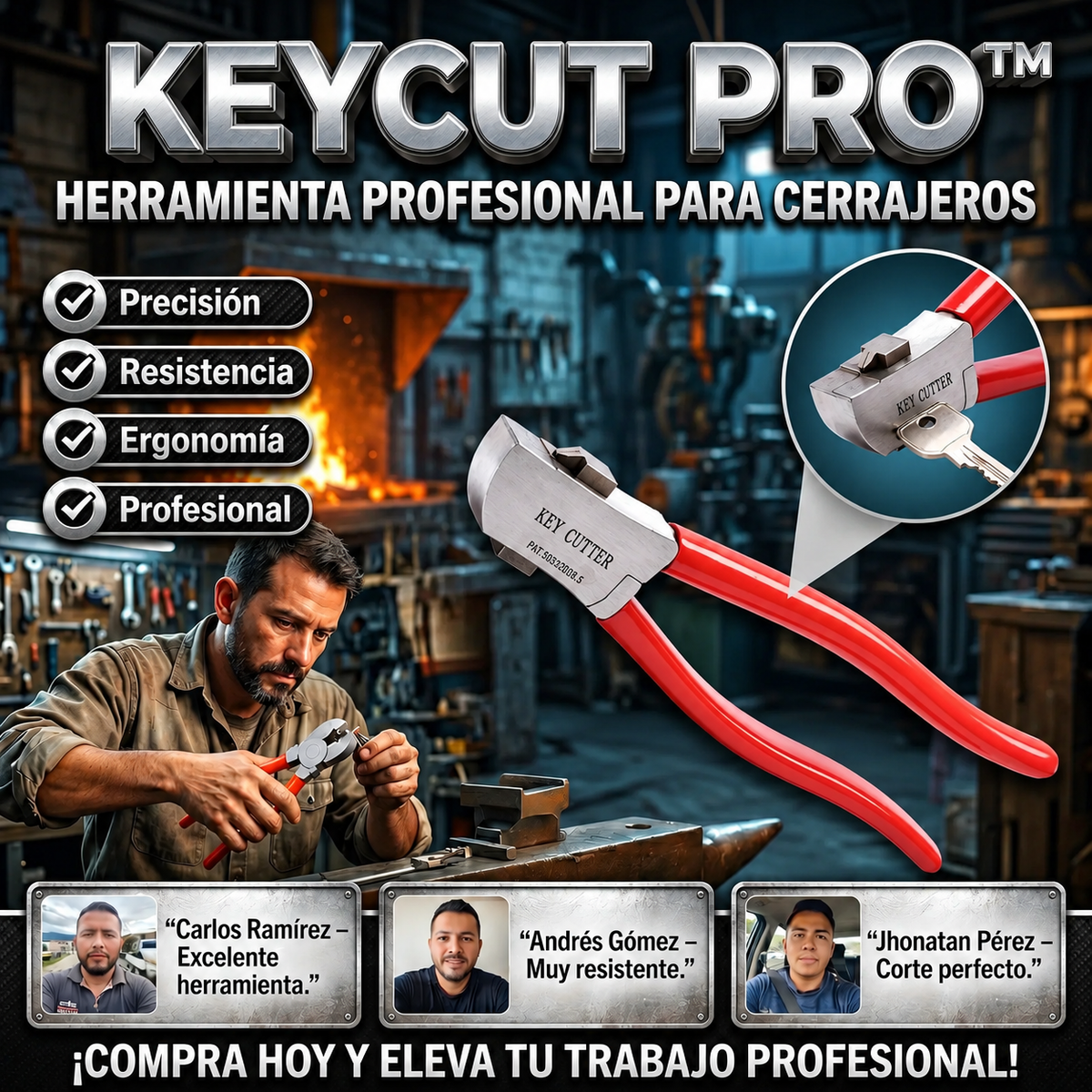 KEYCUT PRO™ | Cortador de Llaves Profesional